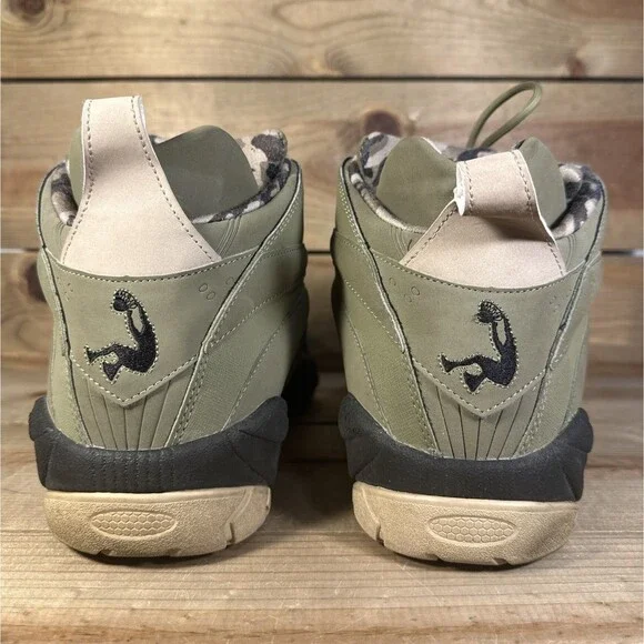 Mens 13 - Reebok Shaqnosis Cargo Green Khaki Black Barracks Camo Sneakers V61196